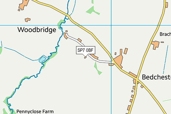 SP7 0BF map - OS VectorMap District (Ordnance Survey)