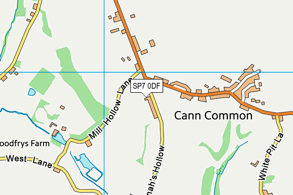 SP7 0DF map - OS VectorMap District (Ordnance Survey)