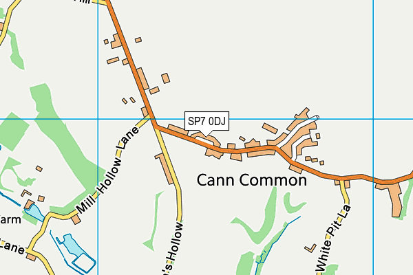 SP7 0DJ map - OS VectorMap District (Ordnance Survey)