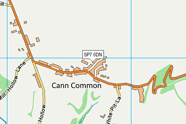 SP7 0DN map - OS VectorMap District (Ordnance Survey)