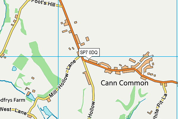 SP7 0DQ map - OS VectorMap District (Ordnance Survey)