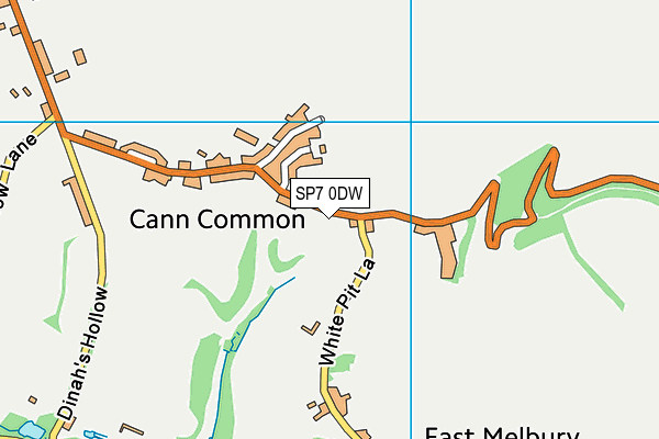 SP7 0DW map - OS VectorMap District (Ordnance Survey)