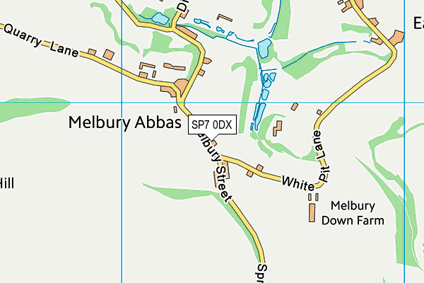 SP7 0DX map - OS VectorMap District (Ordnance Survey)