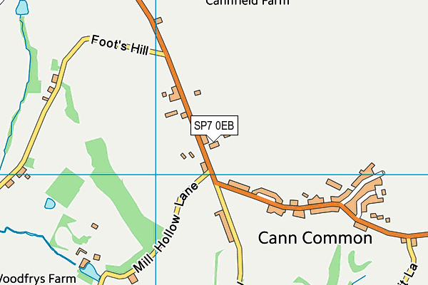 SP7 0EB map - OS VectorMap District (Ordnance Survey)