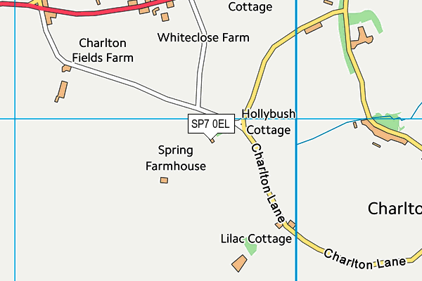 SP7 0EL map - OS VectorMap District (Ordnance Survey)