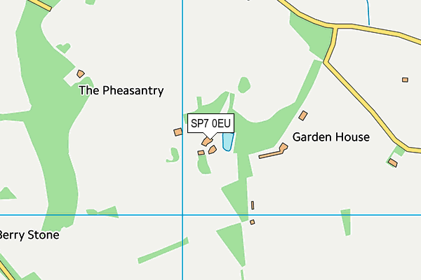 SP7 0EU map - OS VectorMap District (Ordnance Survey)