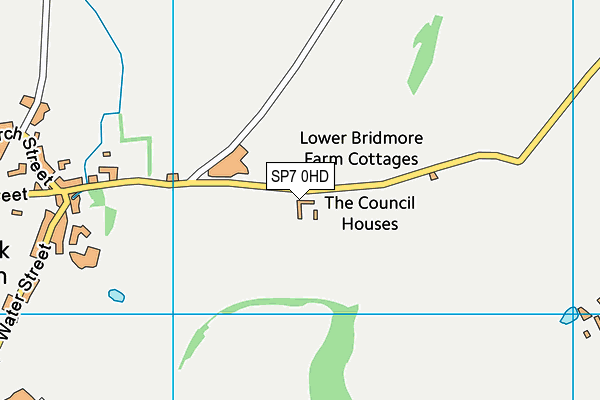 SP7 0HD map - OS VectorMap District (Ordnance Survey)