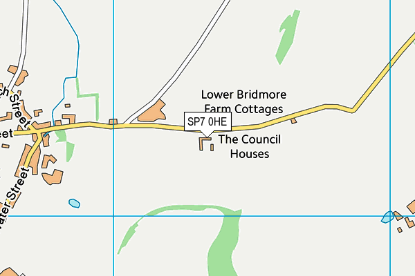 SP7 0HE map - OS VectorMap District (Ordnance Survey)