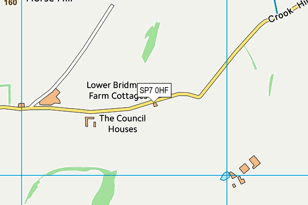 SP7 0HF map - OS VectorMap District (Ordnance Survey)