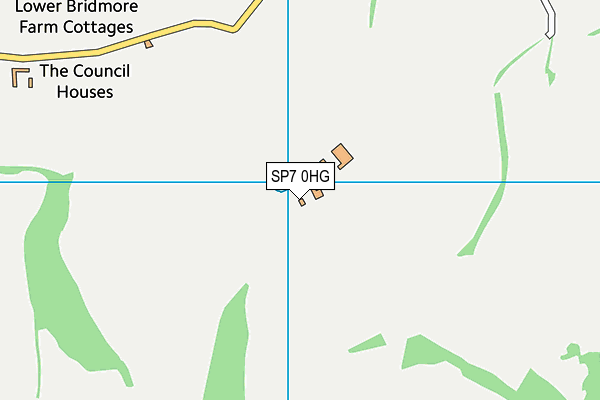 SP7 0HG map - OS VectorMap District (Ordnance Survey)