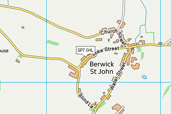 SP7 0HL map - OS VectorMap District (Ordnance Survey)