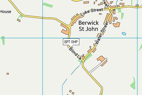 SP7 0HP map - OS VectorMap District (Ordnance Survey)