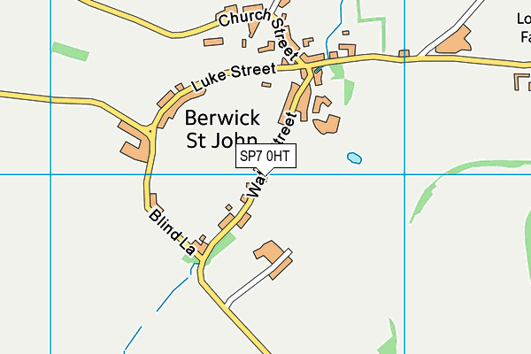 SP7 0HT map - OS VectorMap District (Ordnance Survey)