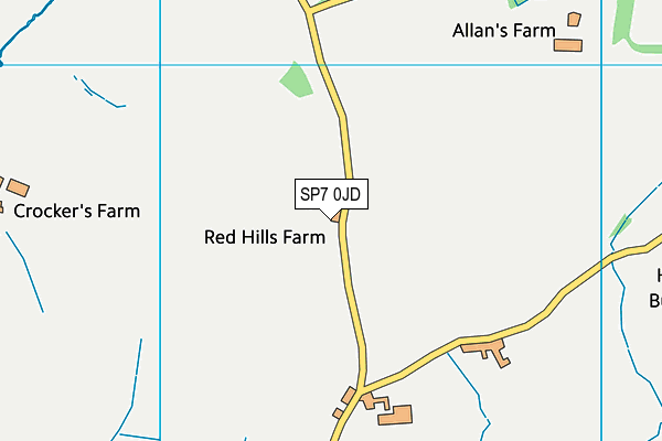 SP7 0JD map - OS VectorMap District (Ordnance Survey)