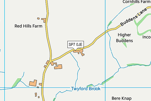 SP7 0JE map - OS VectorMap District (Ordnance Survey)