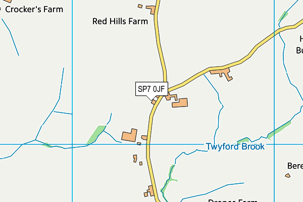 SP7 0JF map - OS VectorMap District (Ordnance Survey)