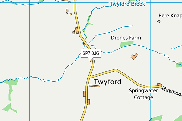 SP7 0JG map - OS VectorMap District (Ordnance Survey)