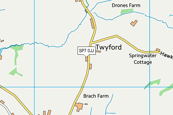 SP7 0JJ map - OS VectorMap District (Ordnance Survey)