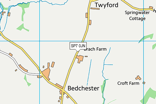 SP7 0JN map - OS VectorMap District (Ordnance Survey)