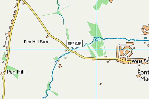 SP7 0JP map - OS VectorMap District (Ordnance Survey)