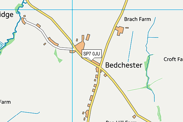 SP7 0JU map - OS VectorMap District (Ordnance Survey)