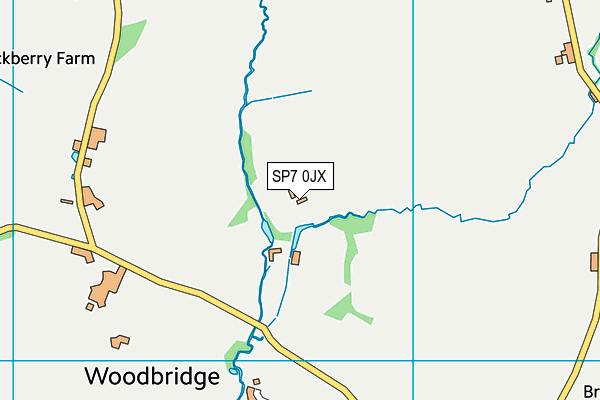 SP7 0JX map - OS VectorMap District (Ordnance Survey)