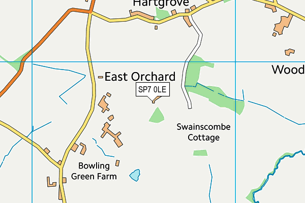 SP7 0LE map - OS VectorMap District (Ordnance Survey)