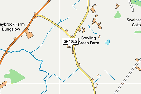 SP7 0LG map - OS VectorMap District (Ordnance Survey)