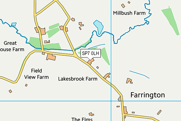 SP7 0LH map - OS VectorMap District (Ordnance Survey)