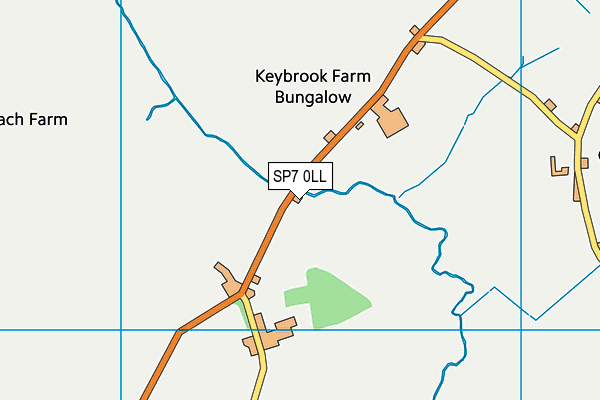 SP7 0LL map - OS VectorMap District (Ordnance Survey)