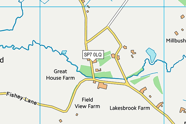 SP7 0LQ map - OS VectorMap District (Ordnance Survey)