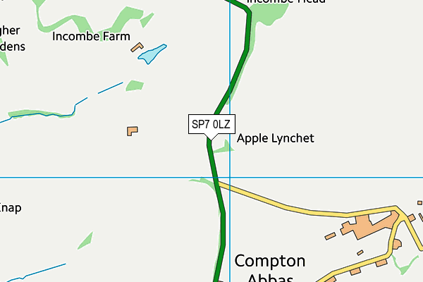 SP7 0LZ map - OS VectorMap District (Ordnance Survey)