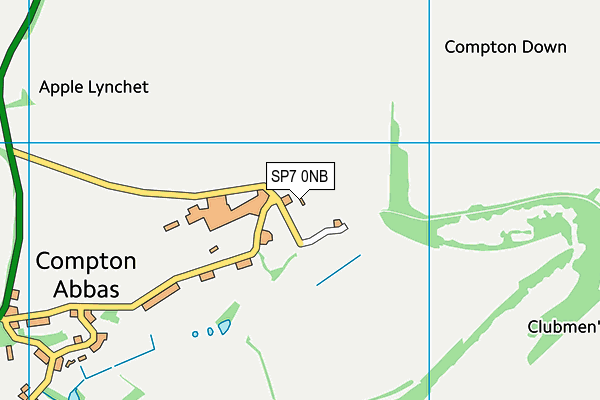 SP7 0NB map - OS VectorMap District (Ordnance Survey)