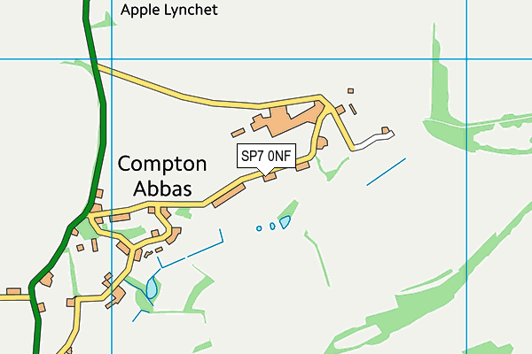 SP7 0NF map - OS VectorMap District (Ordnance Survey)