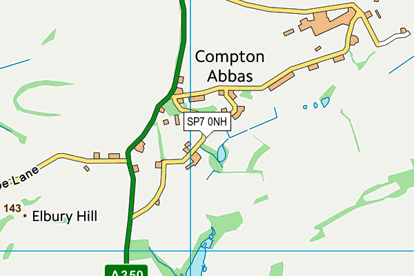 SP7 0NH map - OS VectorMap District (Ordnance Survey)