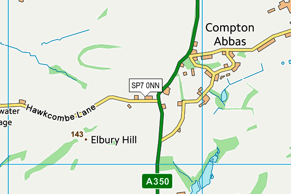 SP7 0NN map - OS VectorMap District (Ordnance Survey)