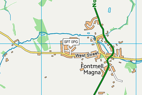 SP7 0PG map - OS VectorMap District (Ordnance Survey)