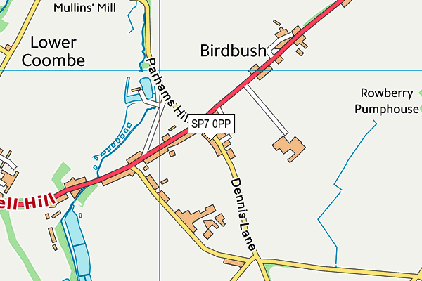 SP7 0PP map - OS VectorMap District (Ordnance Survey)