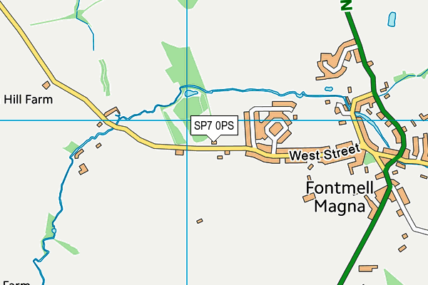 SP7 0PS map - OS VectorMap District (Ordnance Survey)