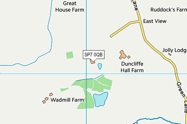 SP7 0QB map - OS VectorMap District (Ordnance Survey)