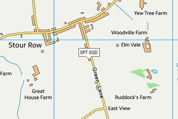 SP7 0QD map - OS VectorMap District (Ordnance Survey)