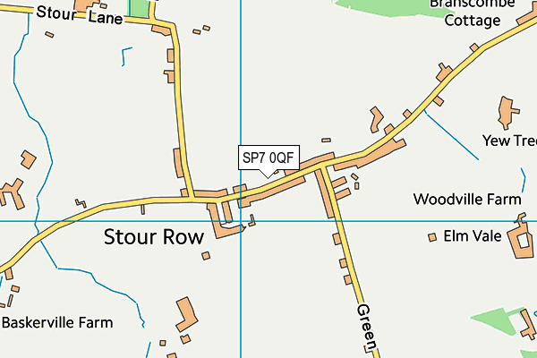 SP7 0QF map - OS VectorMap District (Ordnance Survey)