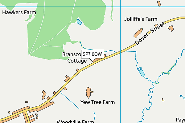 SP7 0QW map - OS VectorMap District (Ordnance Survey)