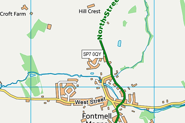 SP7 0QY map - OS VectorMap District (Ordnance Survey)