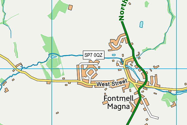 SP7 0QZ map - OS VectorMap District (Ordnance Survey)
