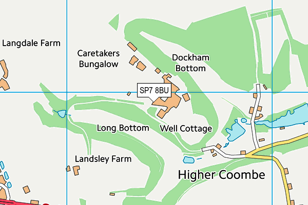 SP7 8BU map - OS VectorMap District (Ordnance Survey)