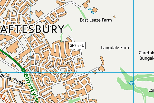 SP7 8FU map - OS VectorMap District (Ordnance Survey)