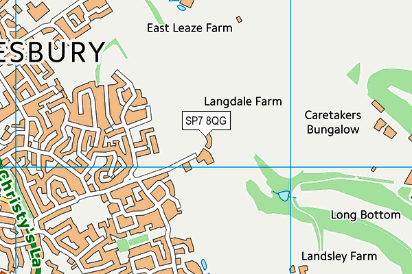 SP7 8QG map - OS VectorMap District (Ordnance Survey)