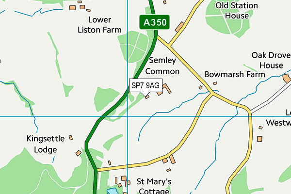 SP7 9AG map - OS VectorMap District (Ordnance Survey)