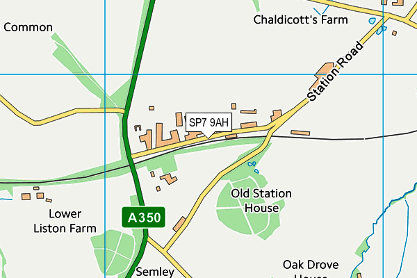 SP7 9AH map - OS VectorMap District (Ordnance Survey)